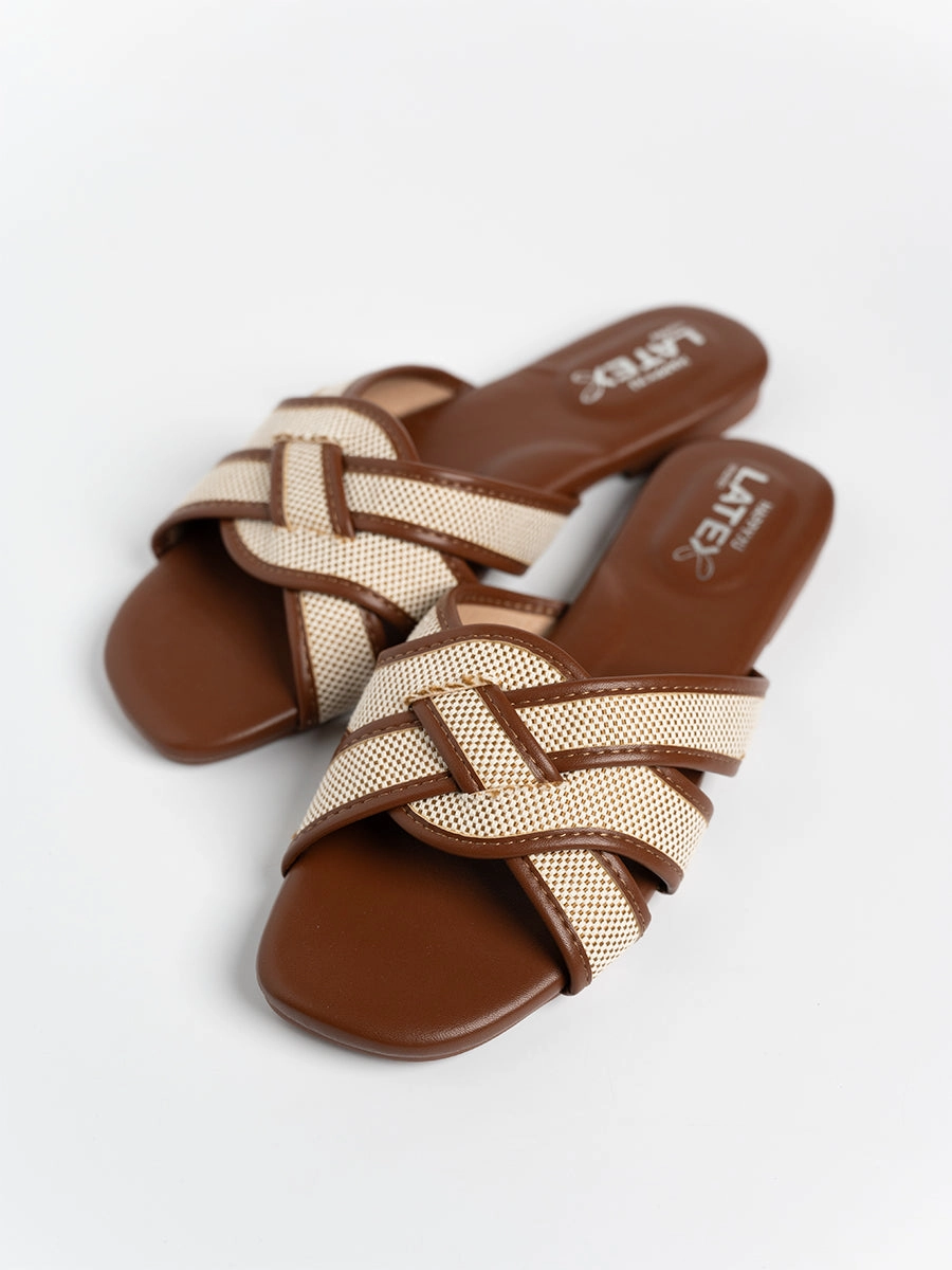 Elena Cross Jute Sandals