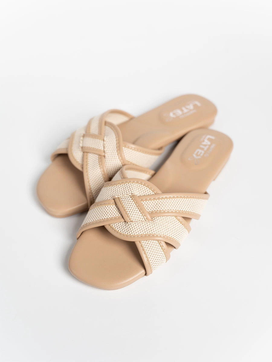 Elena Cross Jute Sandals