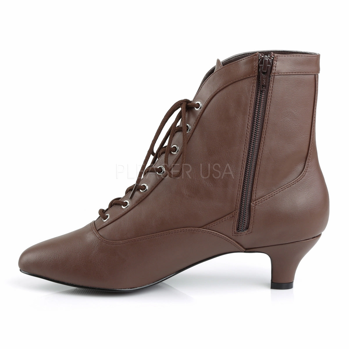 FAB-1005  Brown Faux Leather
