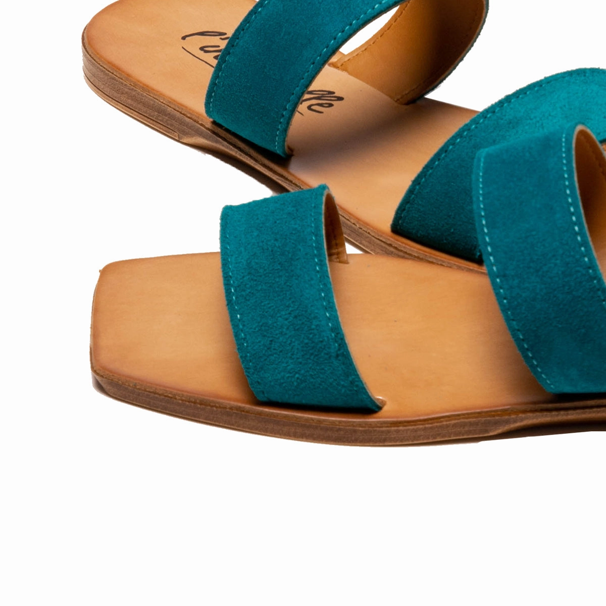 Fayola Turquoise Suede