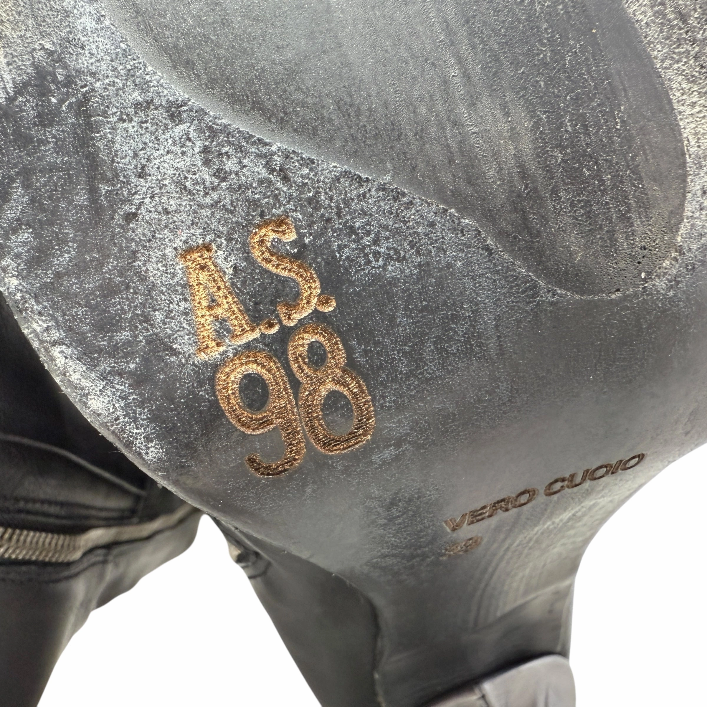Finnegan Booties By A.S. 98 In Black, Size: US 9/EU 39