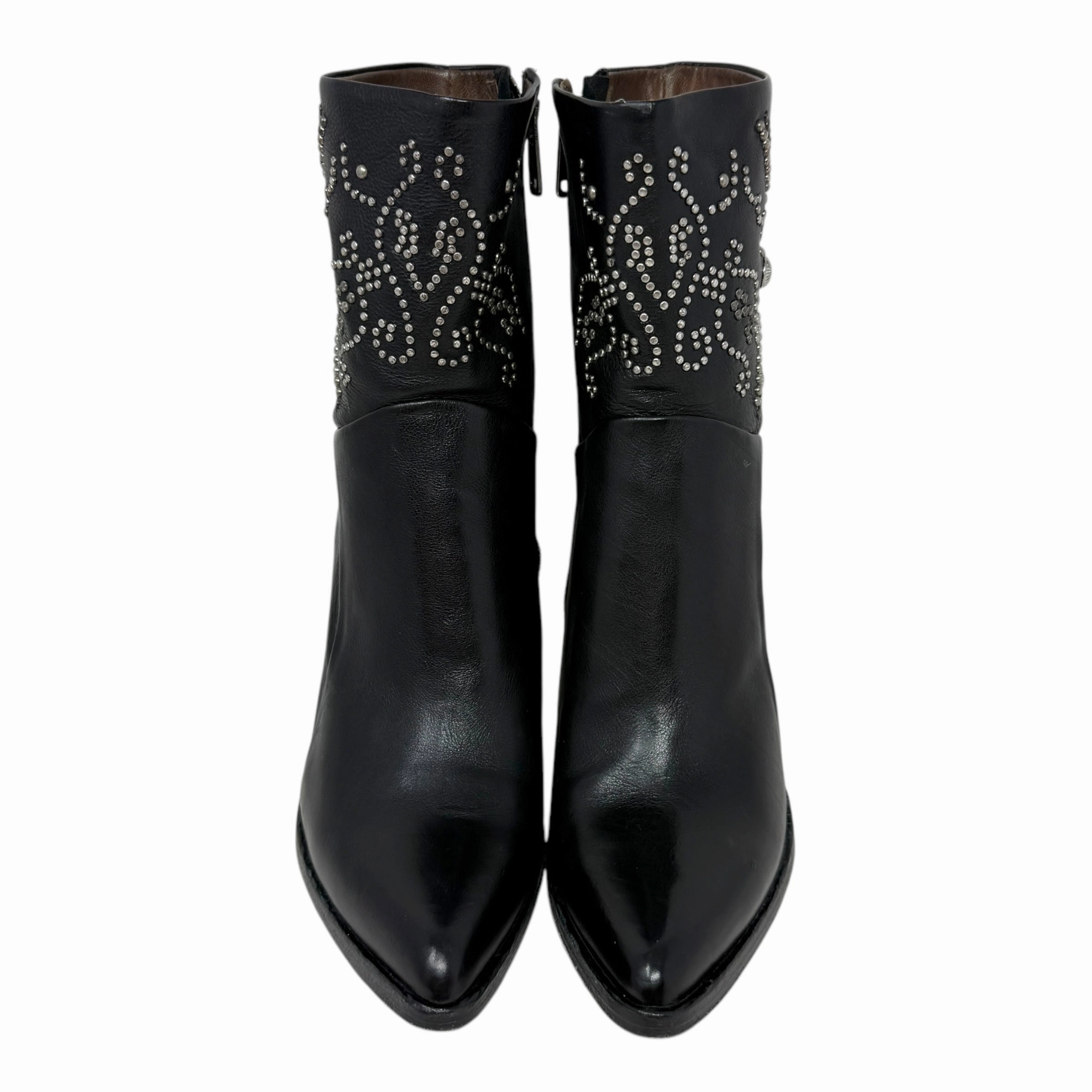 Finnegan Booties By A.S. 98 In Black, Size: US 9/EU 39