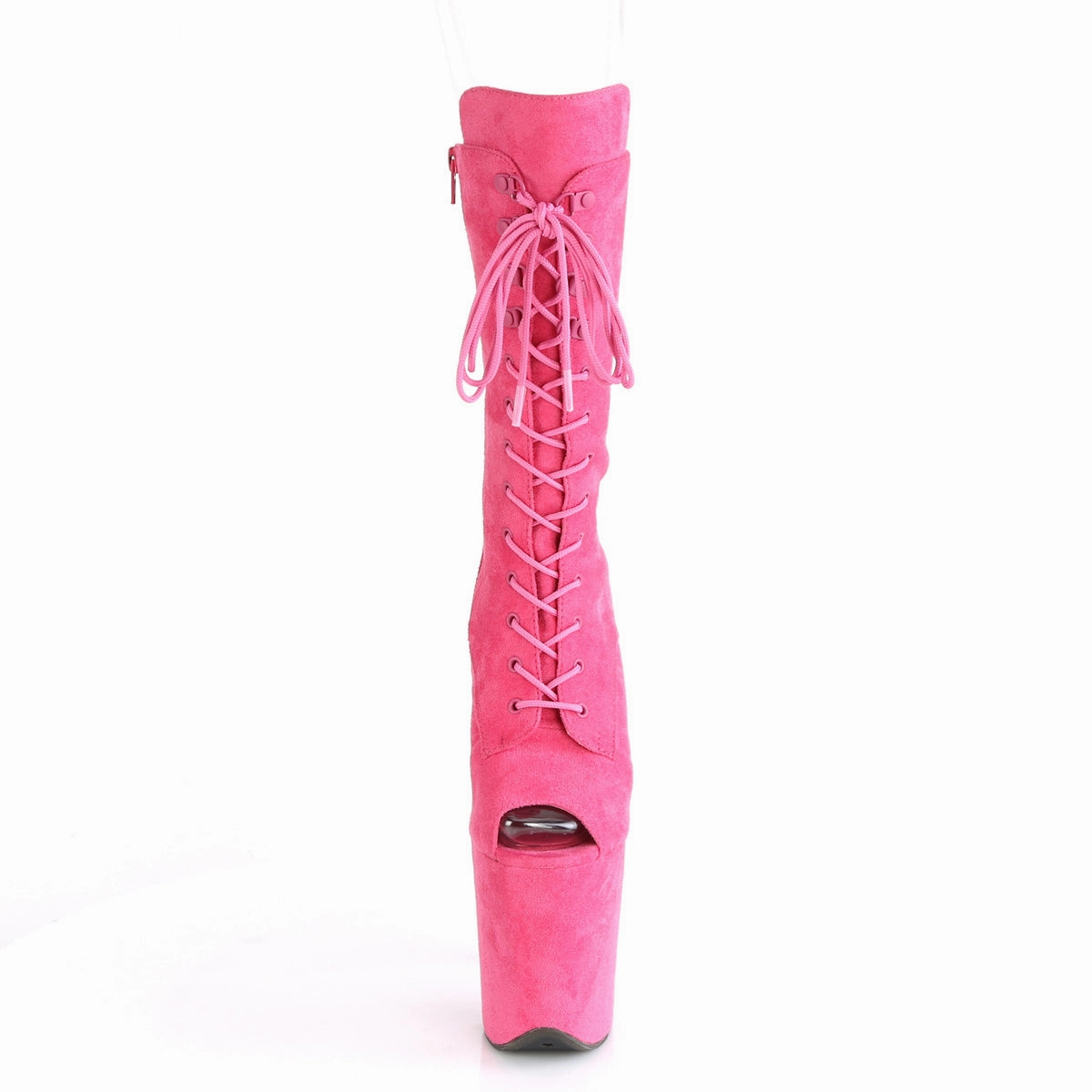 FLAMINGO-1051FS  Hot  Pink Faux Suede/Hot  Pink Faux Suede