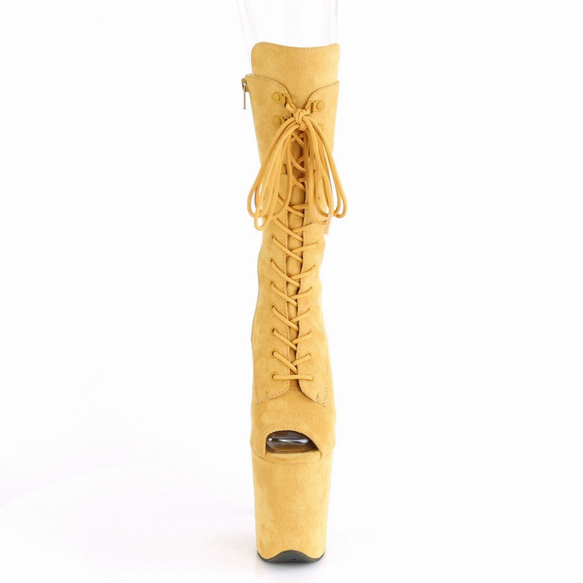 FLAMINGO-1051FS  Mustard Faux Suede/Mustard Faux Suede