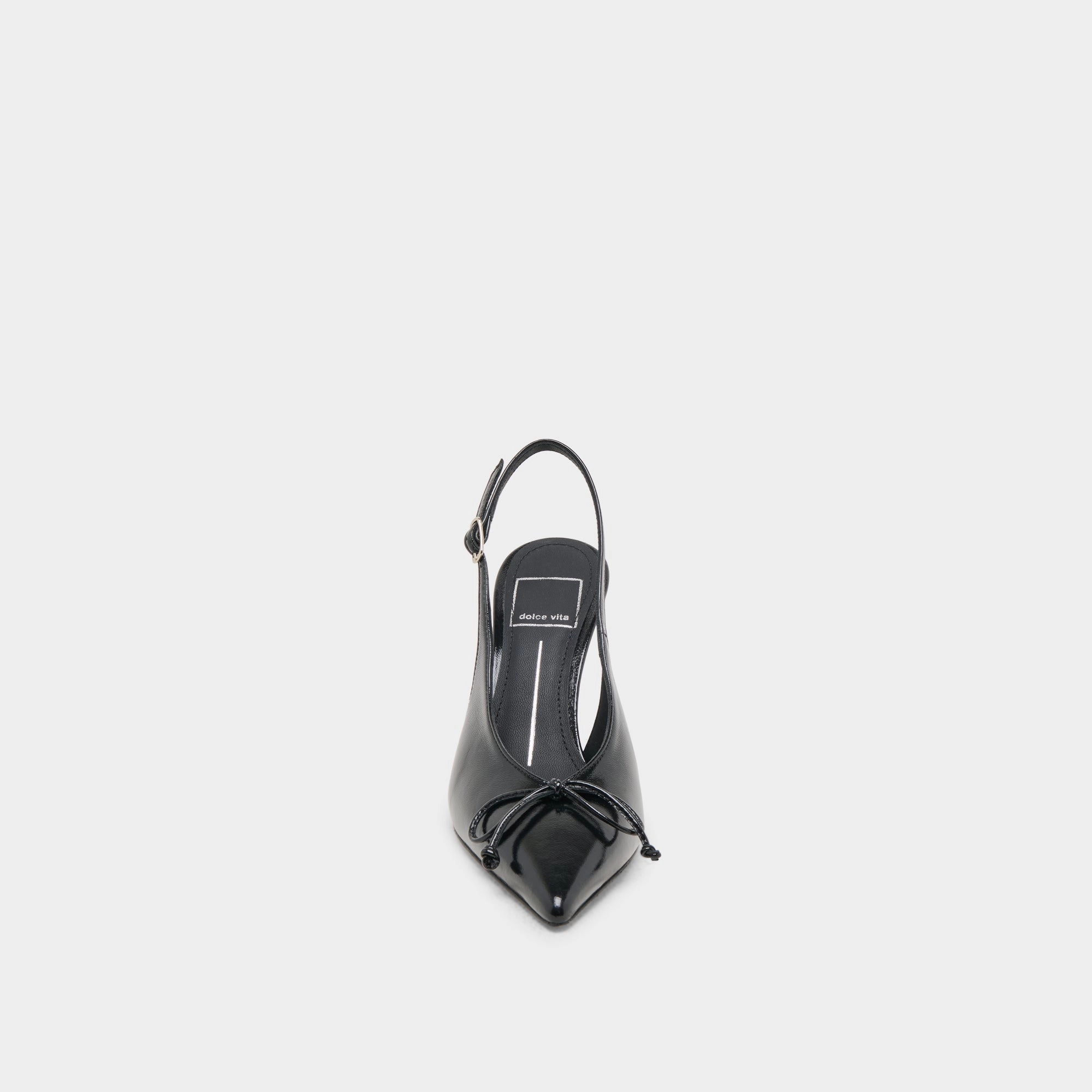 GEENA HEELS BLACK LEATHER