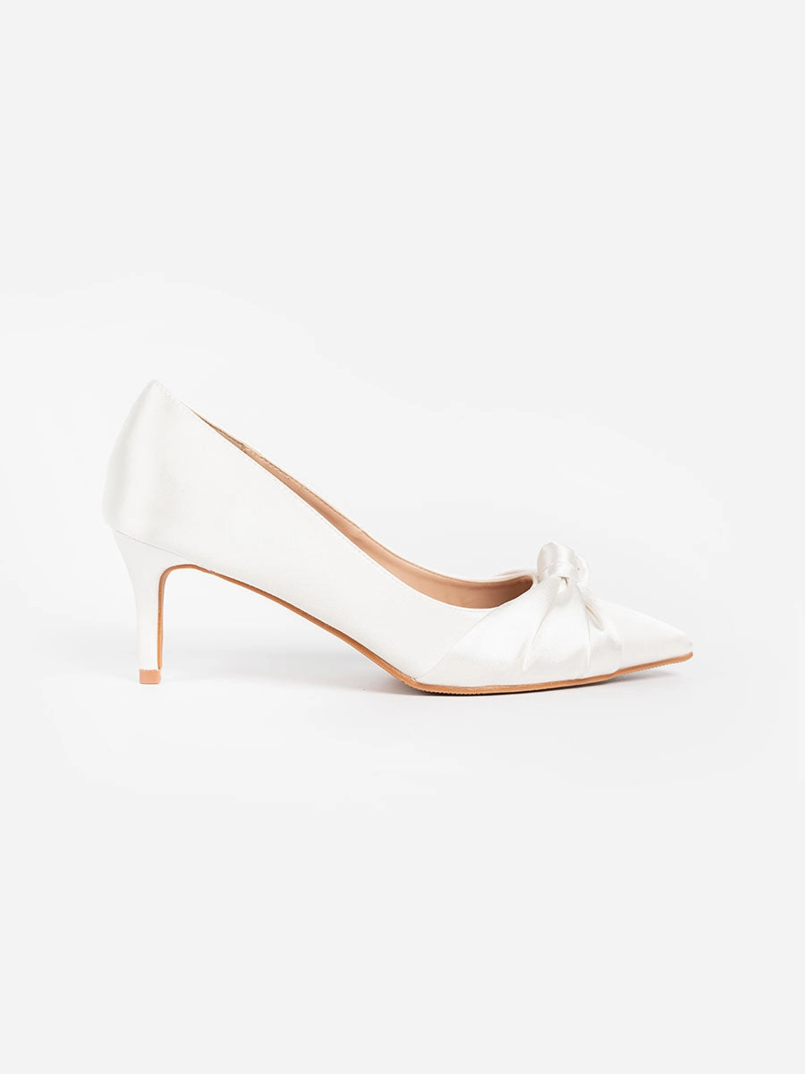 Ilya Satin Knot Heels