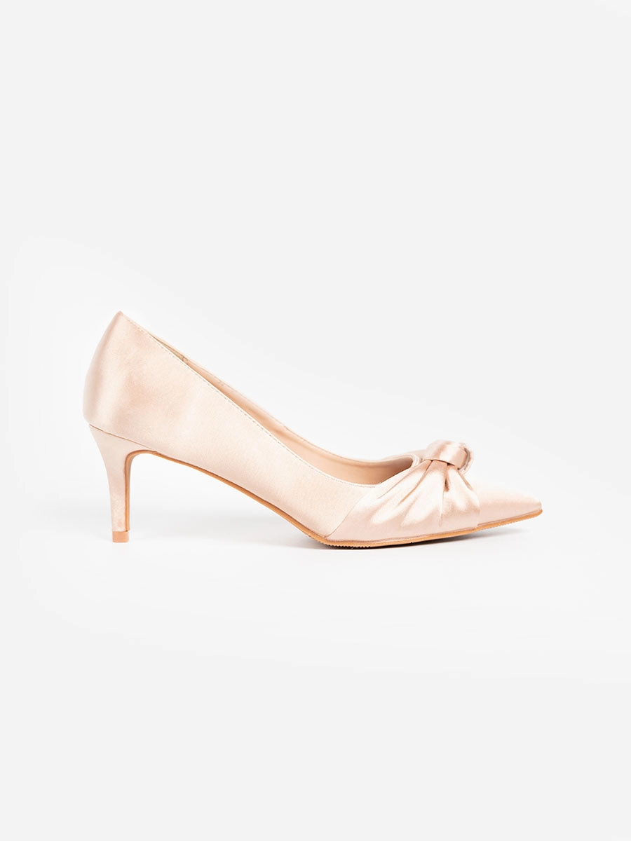 Ilya Satin Knot Heels