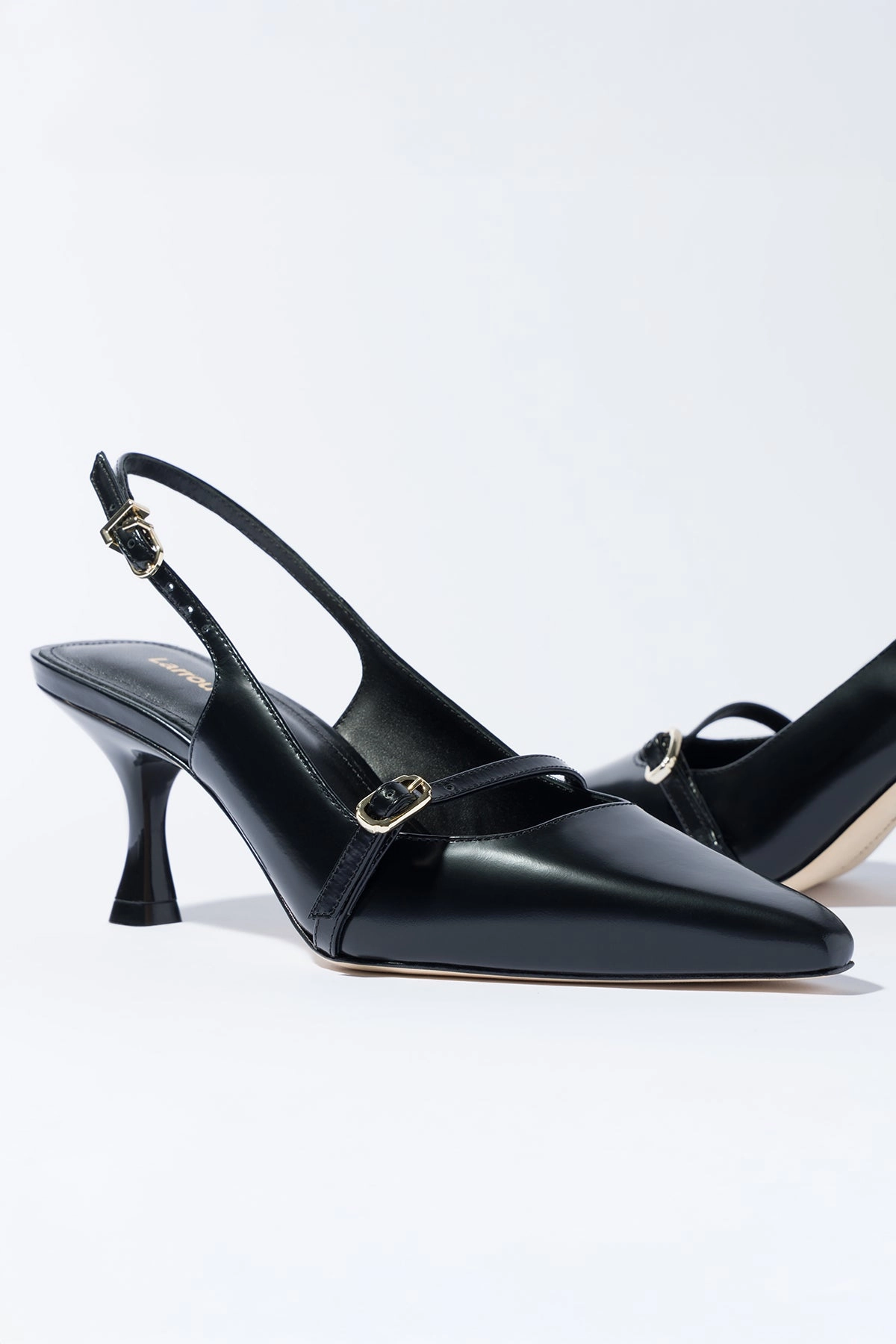 Ines Pump In Black Leather
