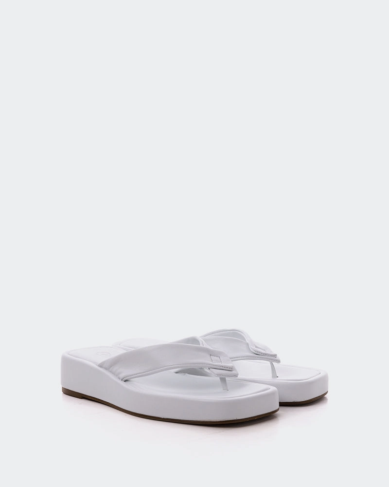 Ismene White Leather
