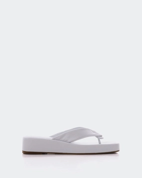 Ismene White Leather