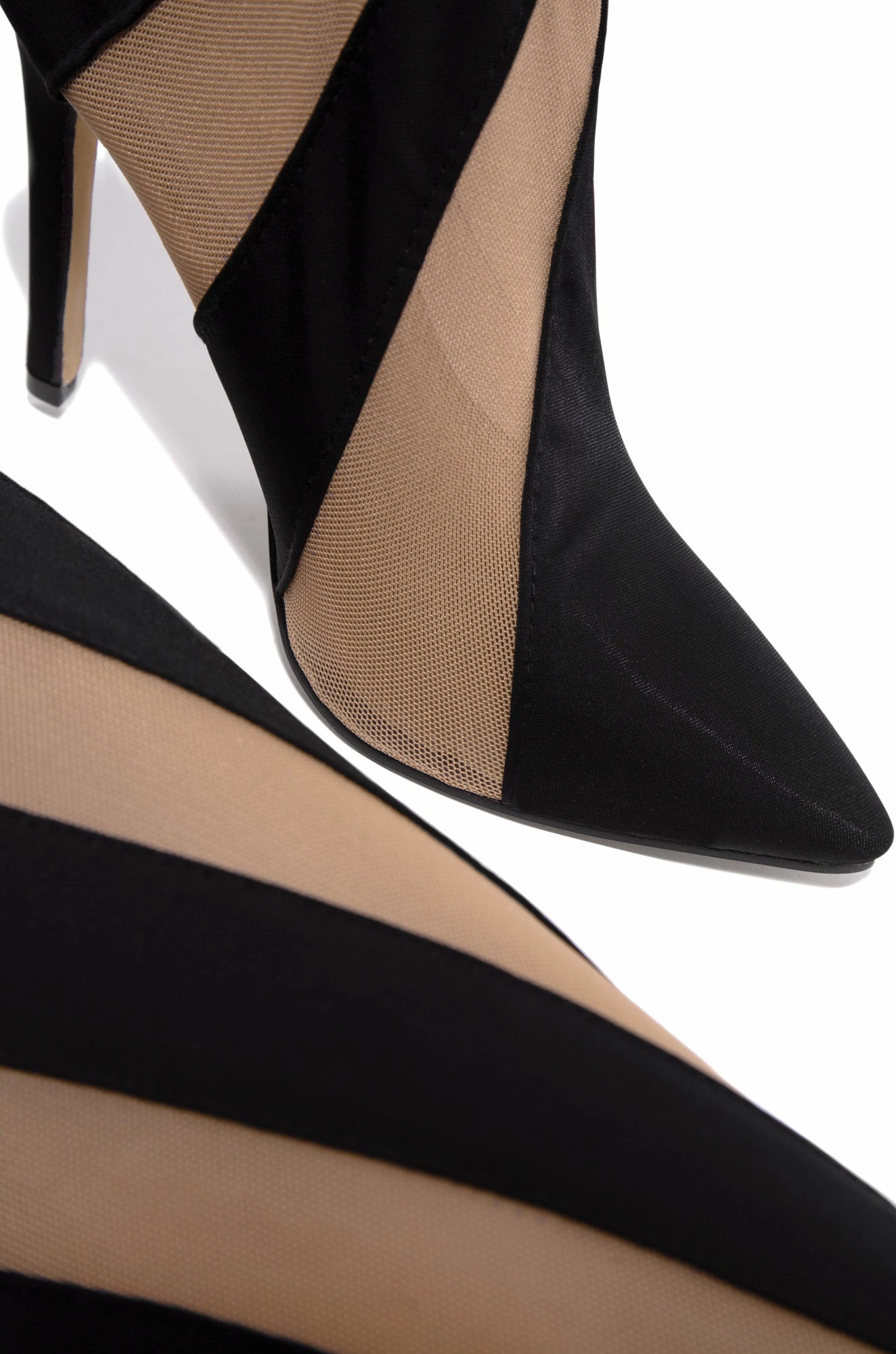 Jenner Over The Knee Heel Boots - Black