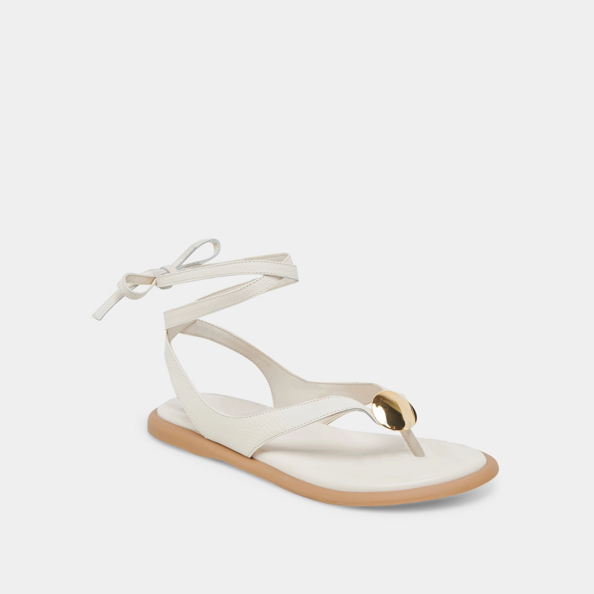 JUDY SANDALS BONE LEATHER