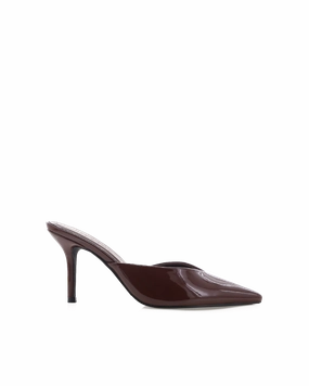 KAREY - CHOCOLATE PATENT