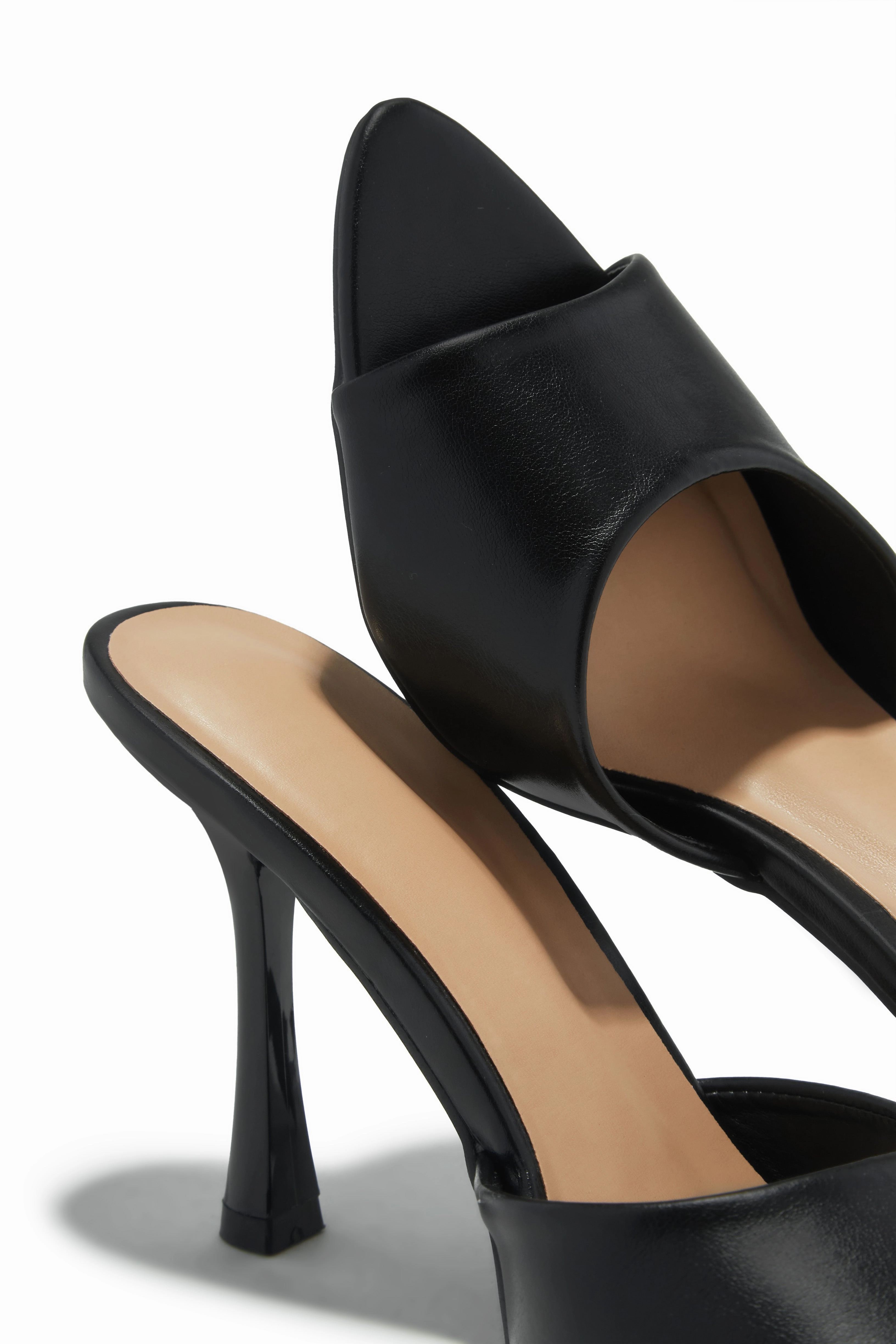 Kimmie Mule Heels - Black