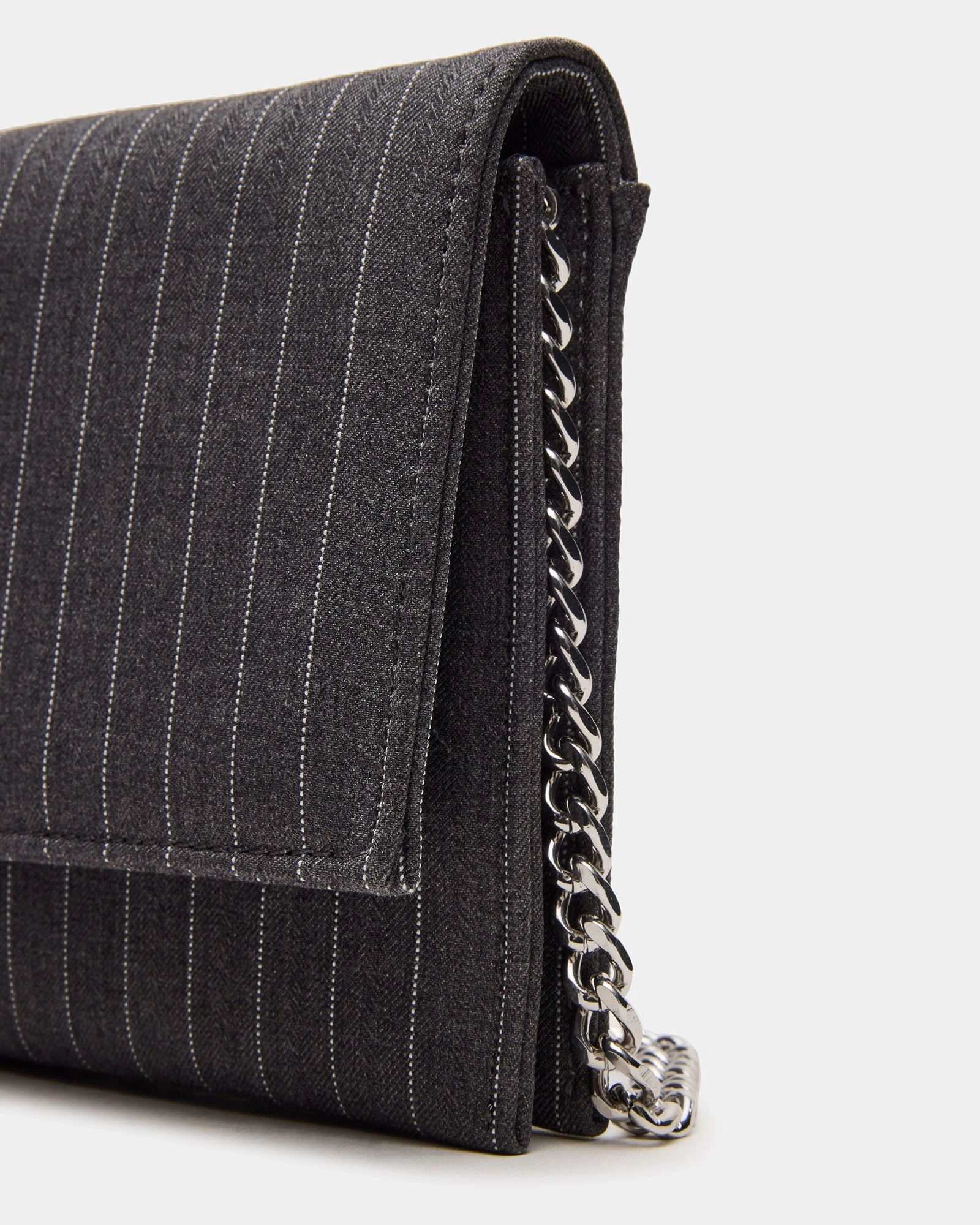 KITTIE HEEL AND JULIANA BAG GRAY PINSTRIPE BUNDLE