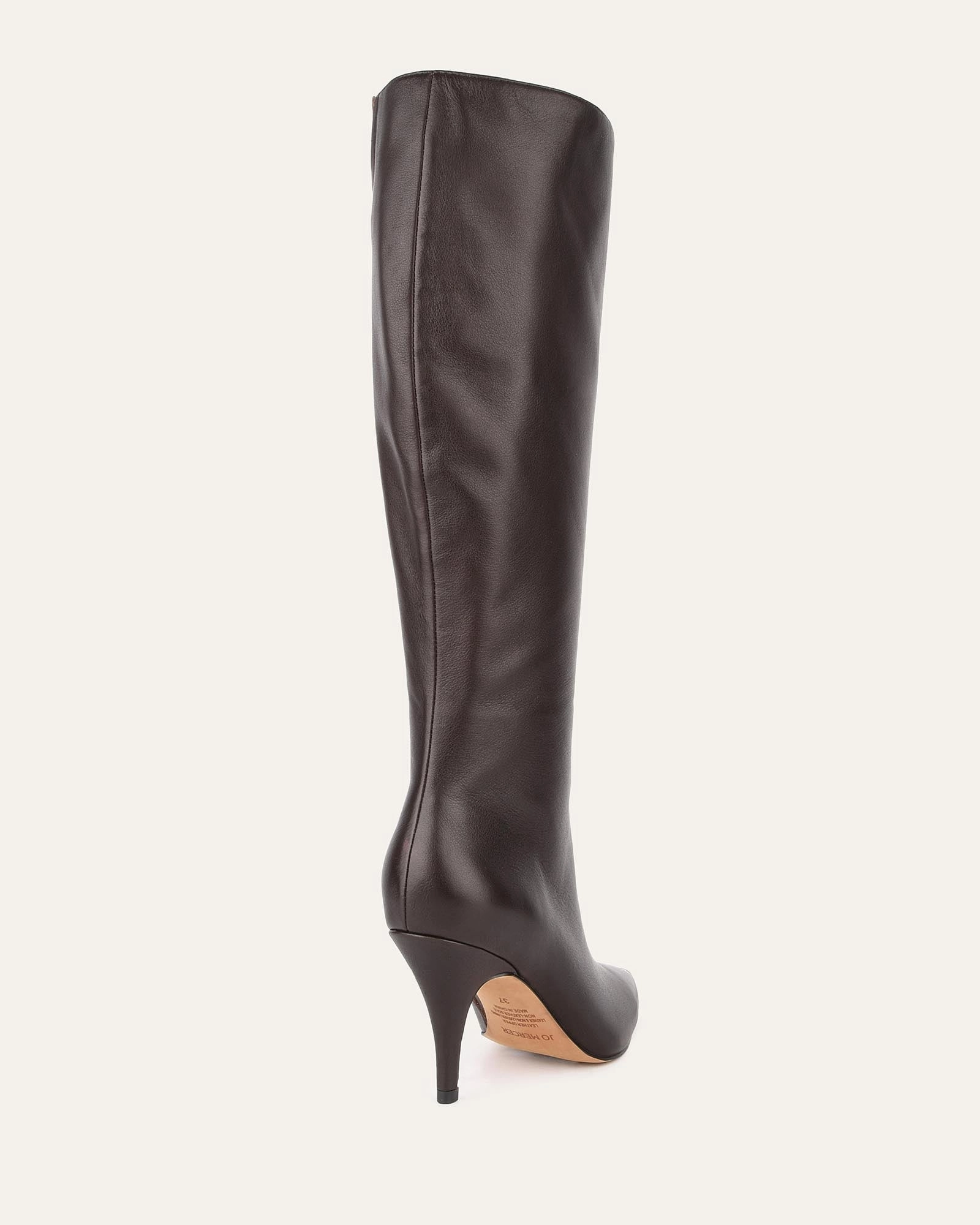 LOTUS KNEE BOOTS BITTER CHOC LEATHER