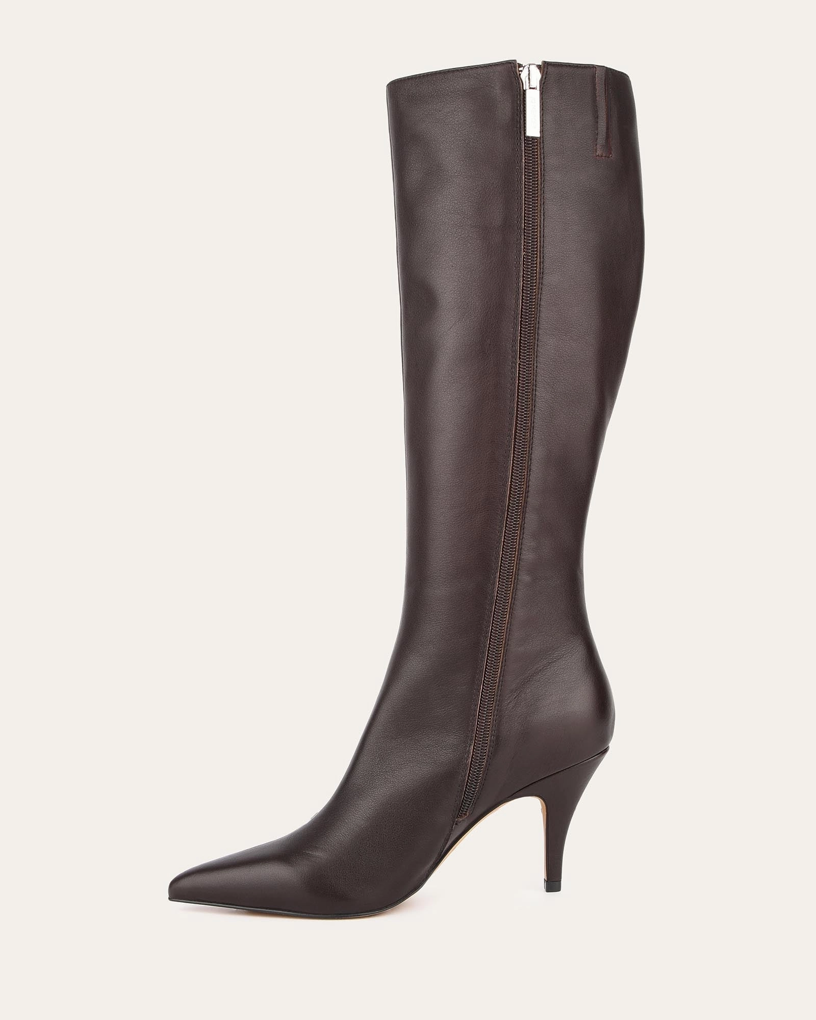 LOTUS KNEE BOOTS BITTER CHOC LEATHER