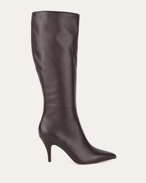 LOTUS KNEE BOOTS BITTER CHOC LEATHER