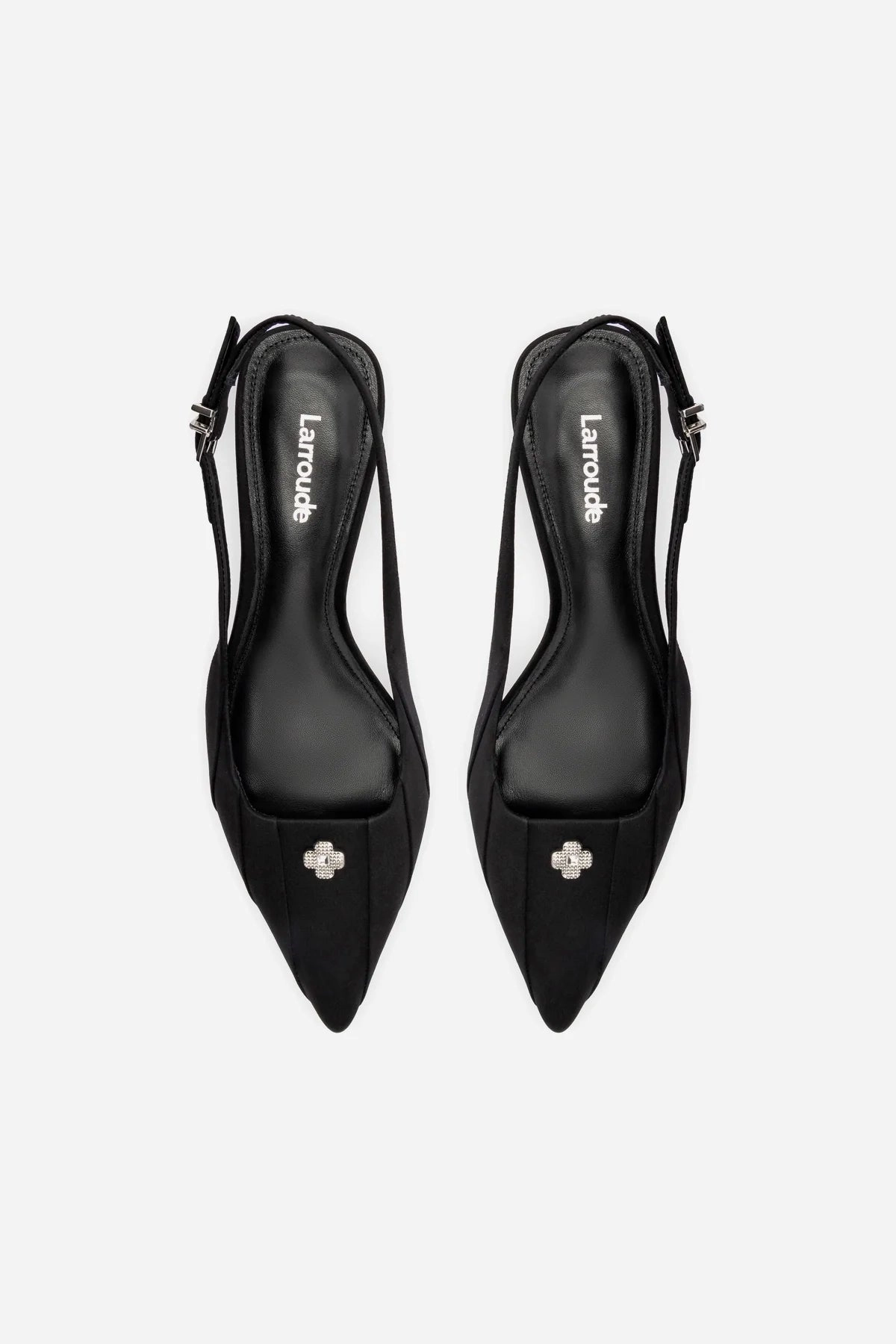 Maxine Pump In Black Fabric