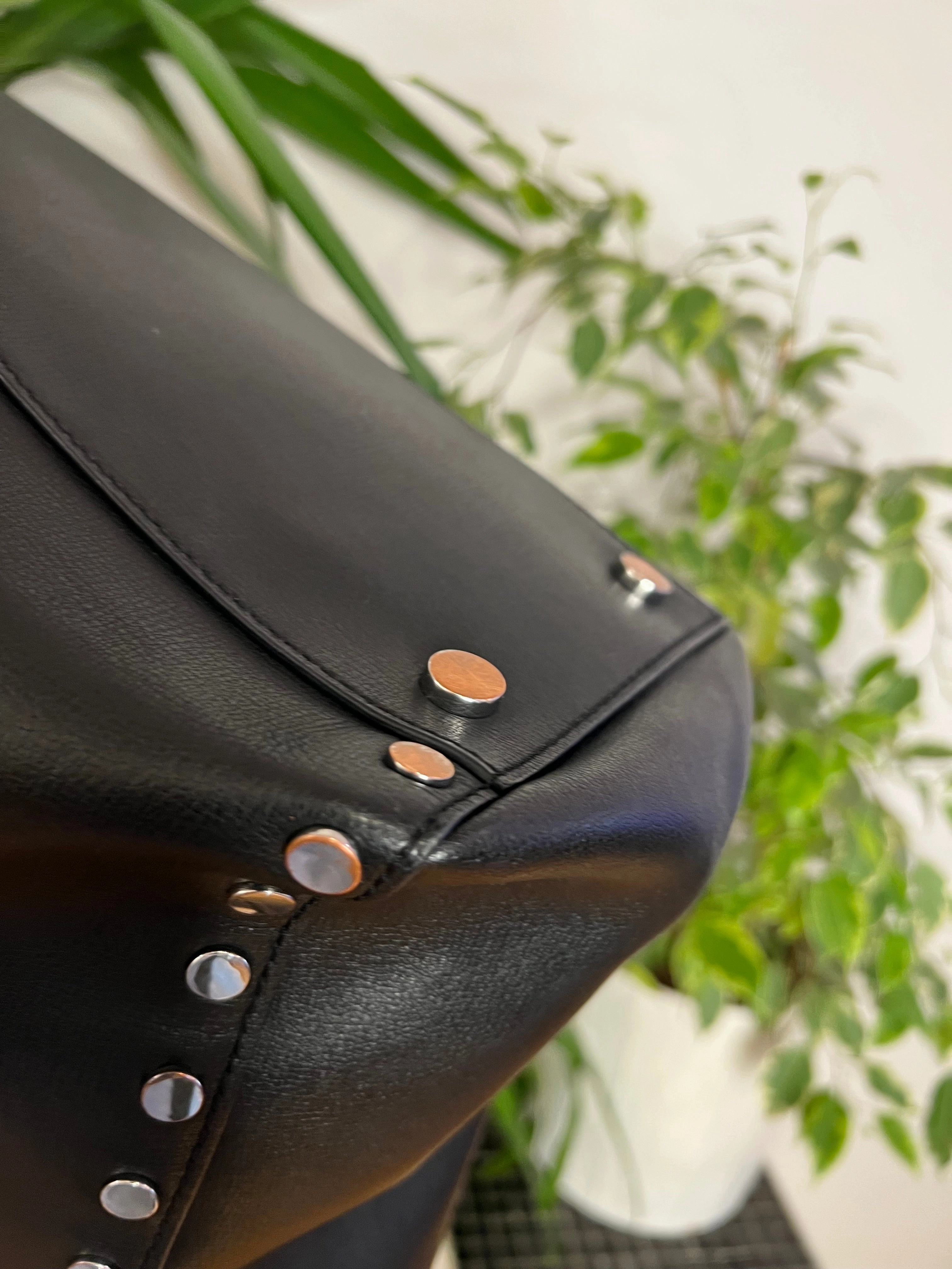 Michael Kors Black Studded Handbag