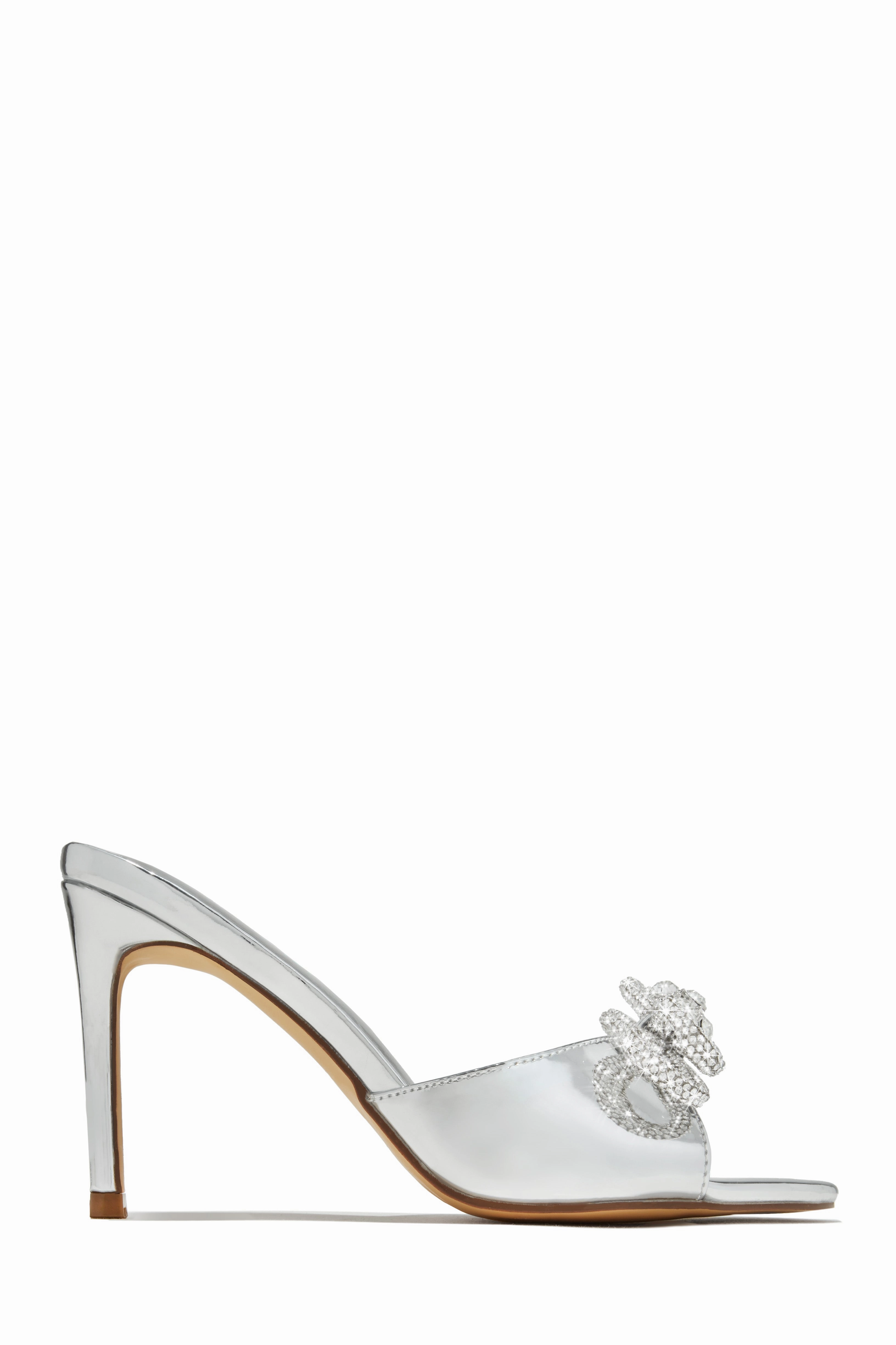 Mishelle Embellished Mule Heels - Leopard