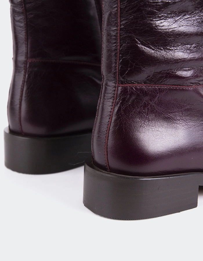 Moyle Burgundy Leather