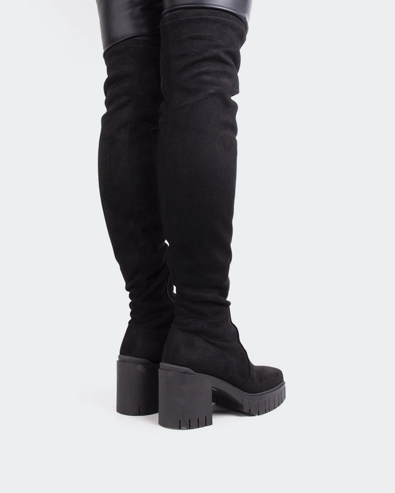 Orford Black Suede