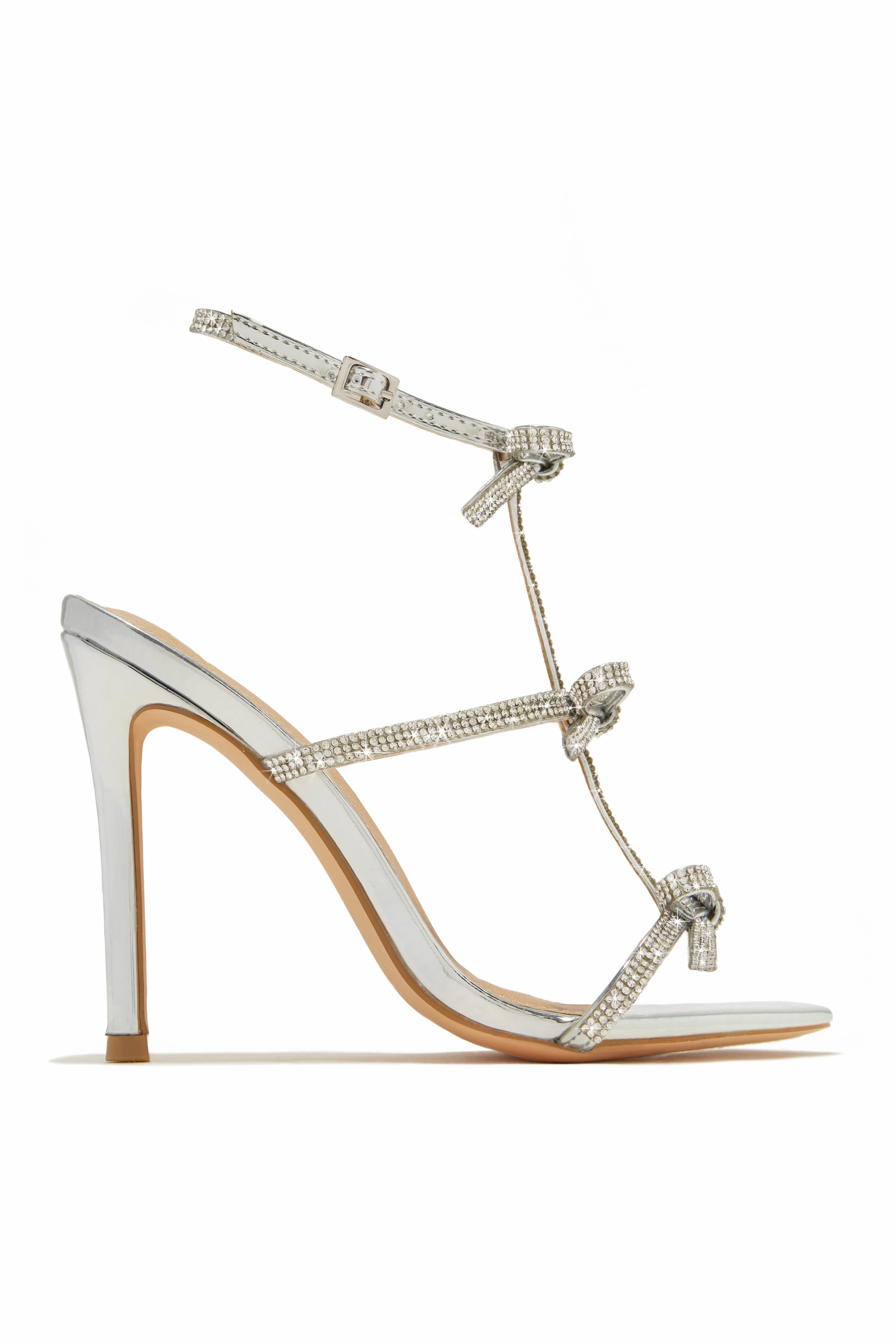 Party Season Embellished High Heels - Black