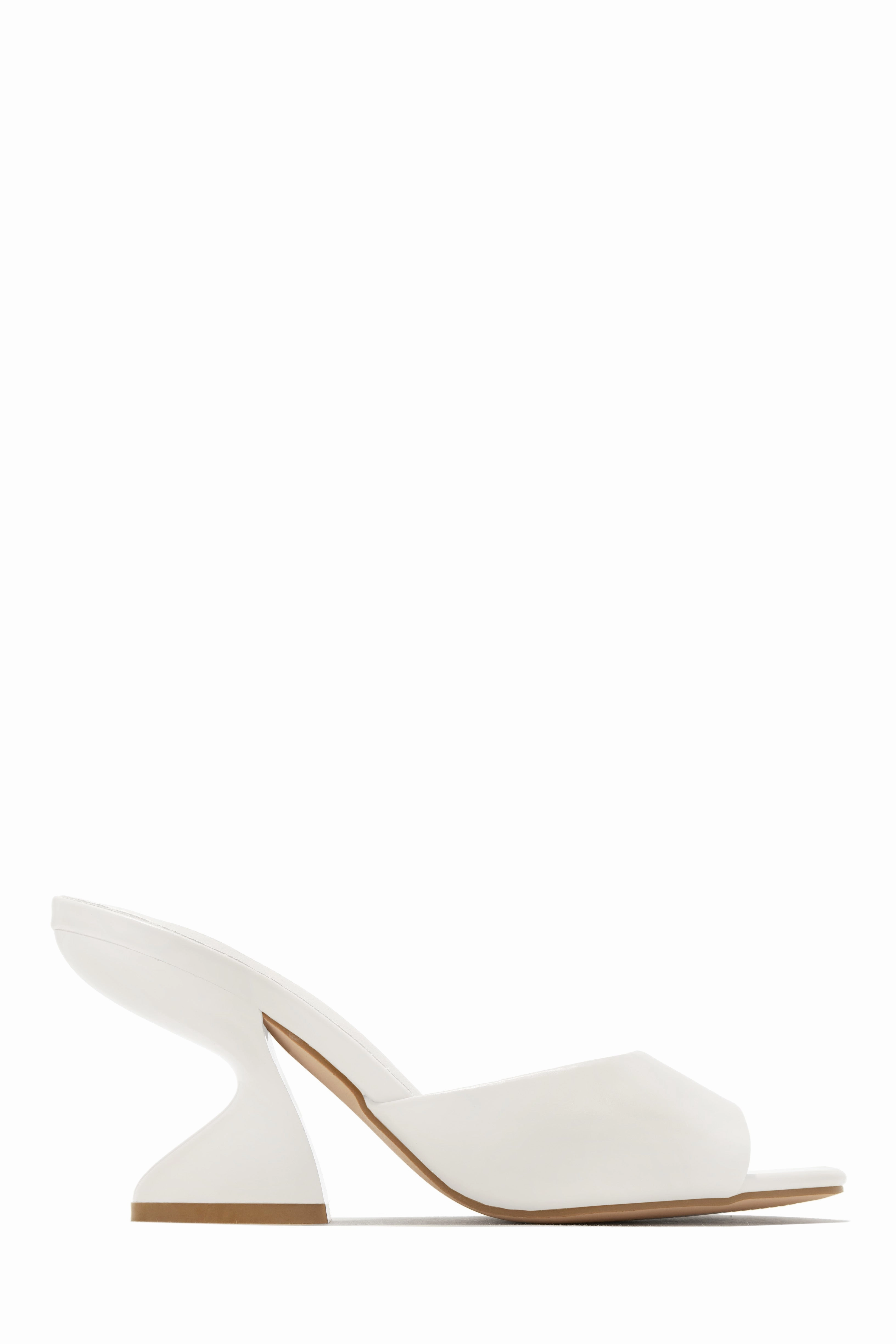 Racquel Mid Heel Mules - Black
