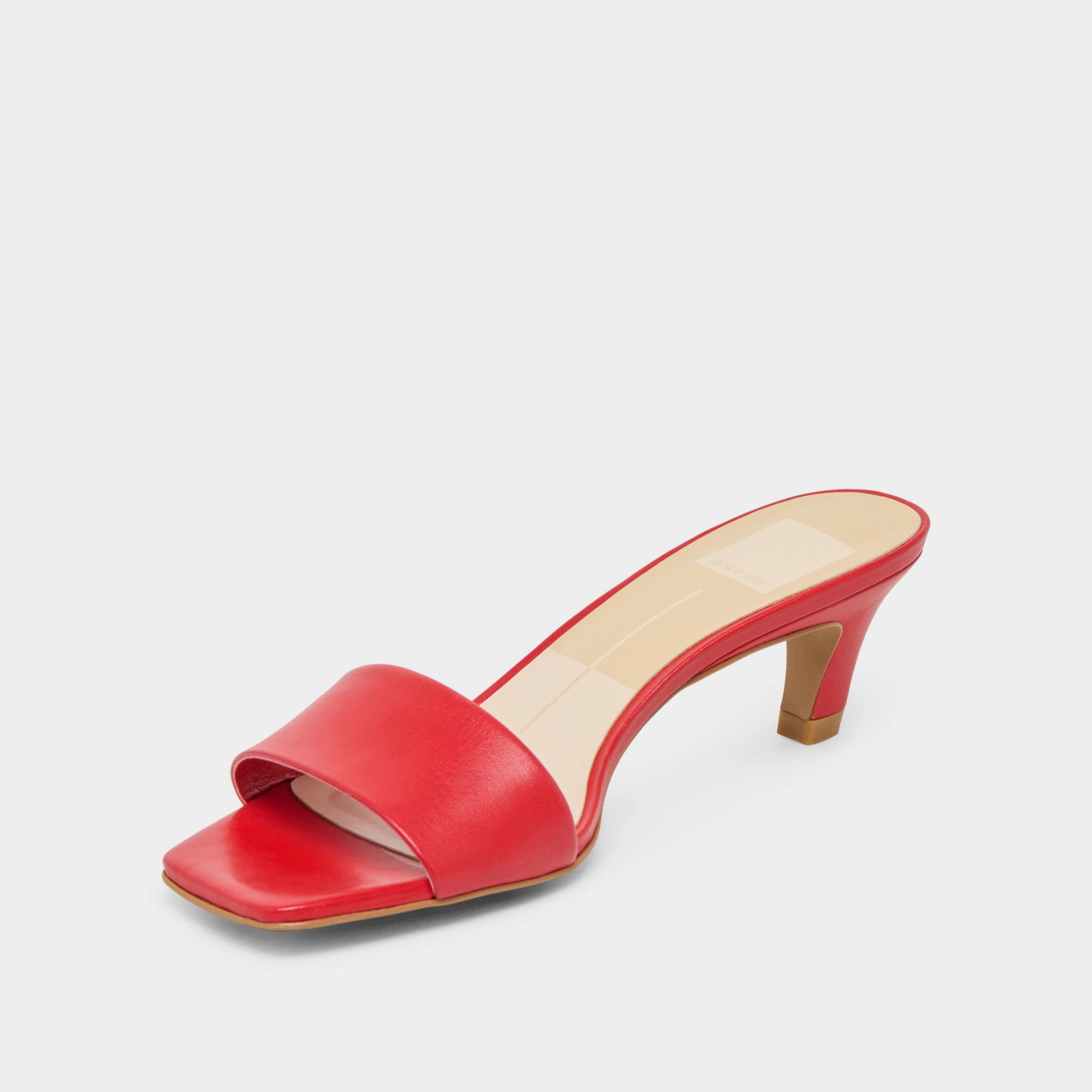 REXA HEELS CHILI LEATHER