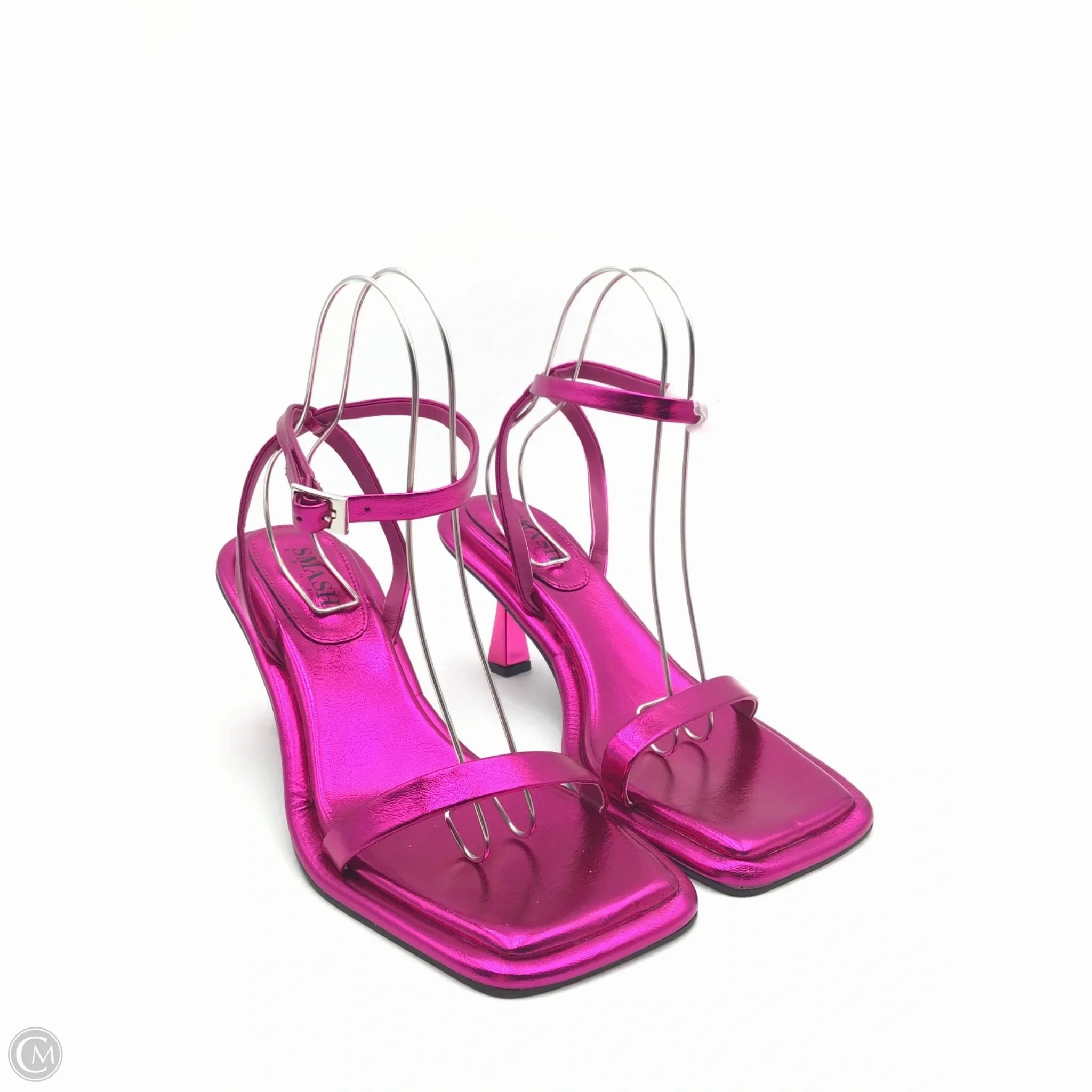 Sandals Heels Kitten By Cmc In Pink, Size: 11