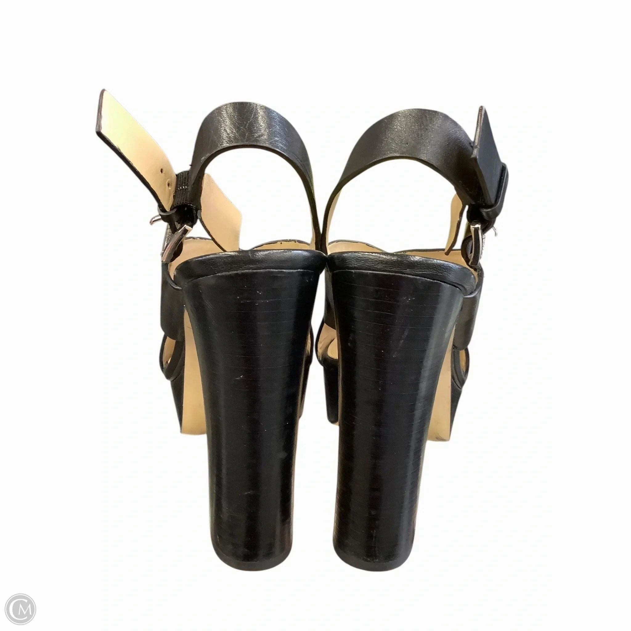Sandals Heels Platform By Michael By Michael Kors In Black, Size: 5
