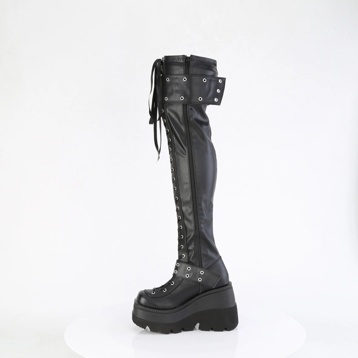 SHAKER-325  Black Vegan Leather