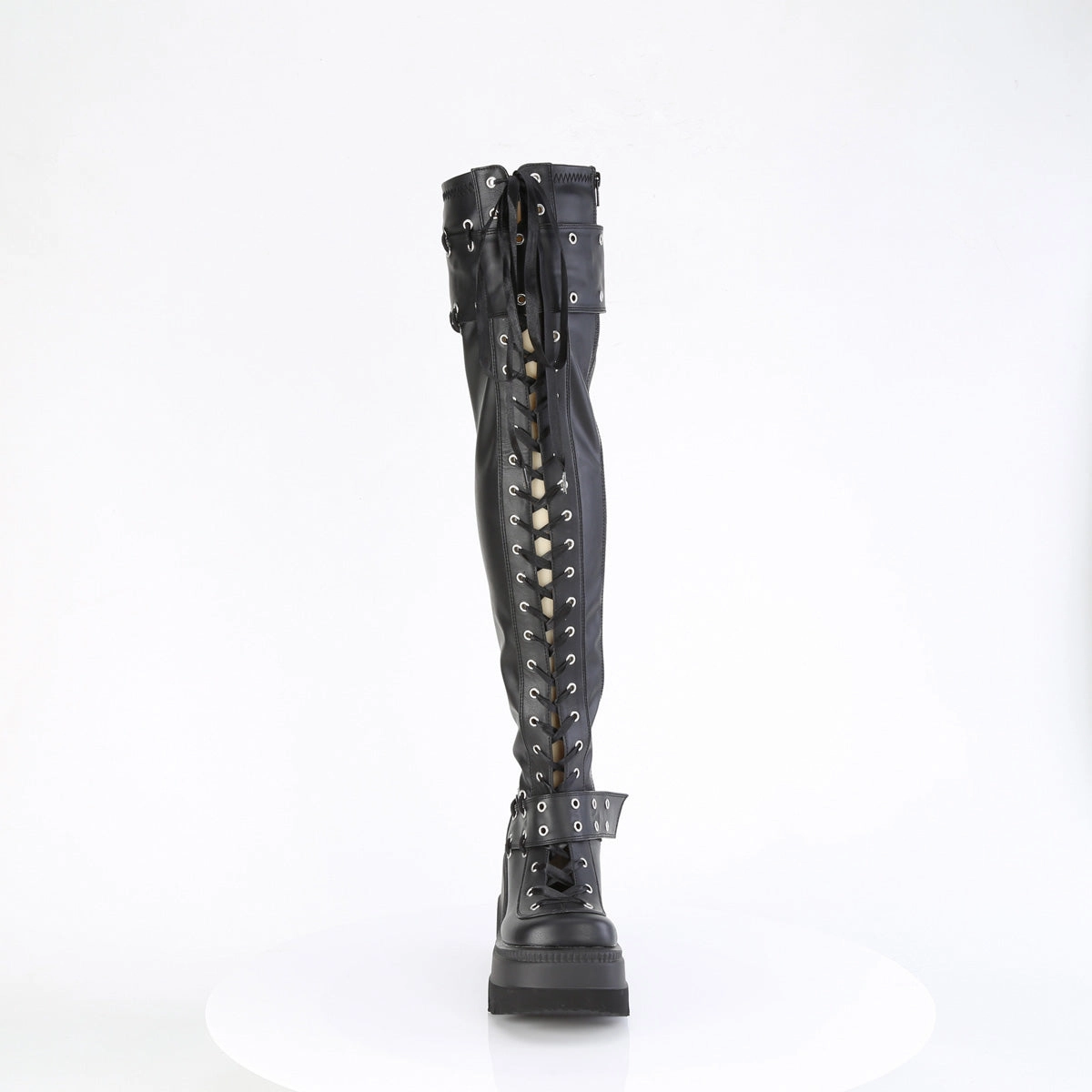 SHAKER-325  Black Vegan Leather