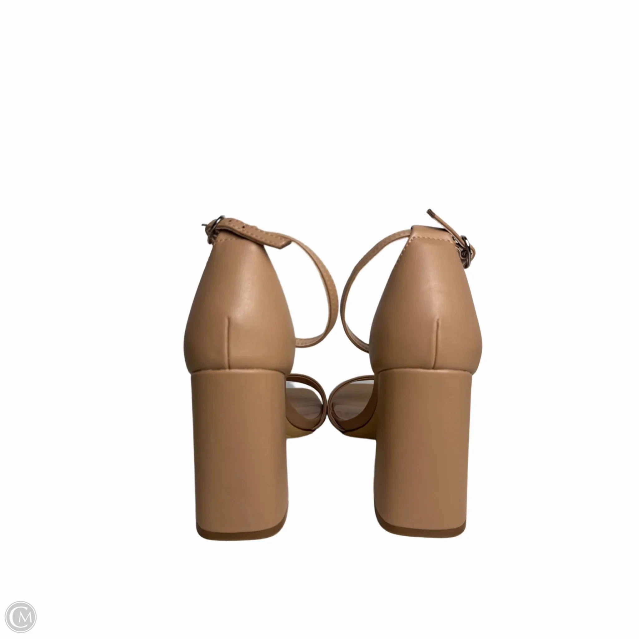 Shoes Heels Block By A New Day In Tan, Size: 9.5