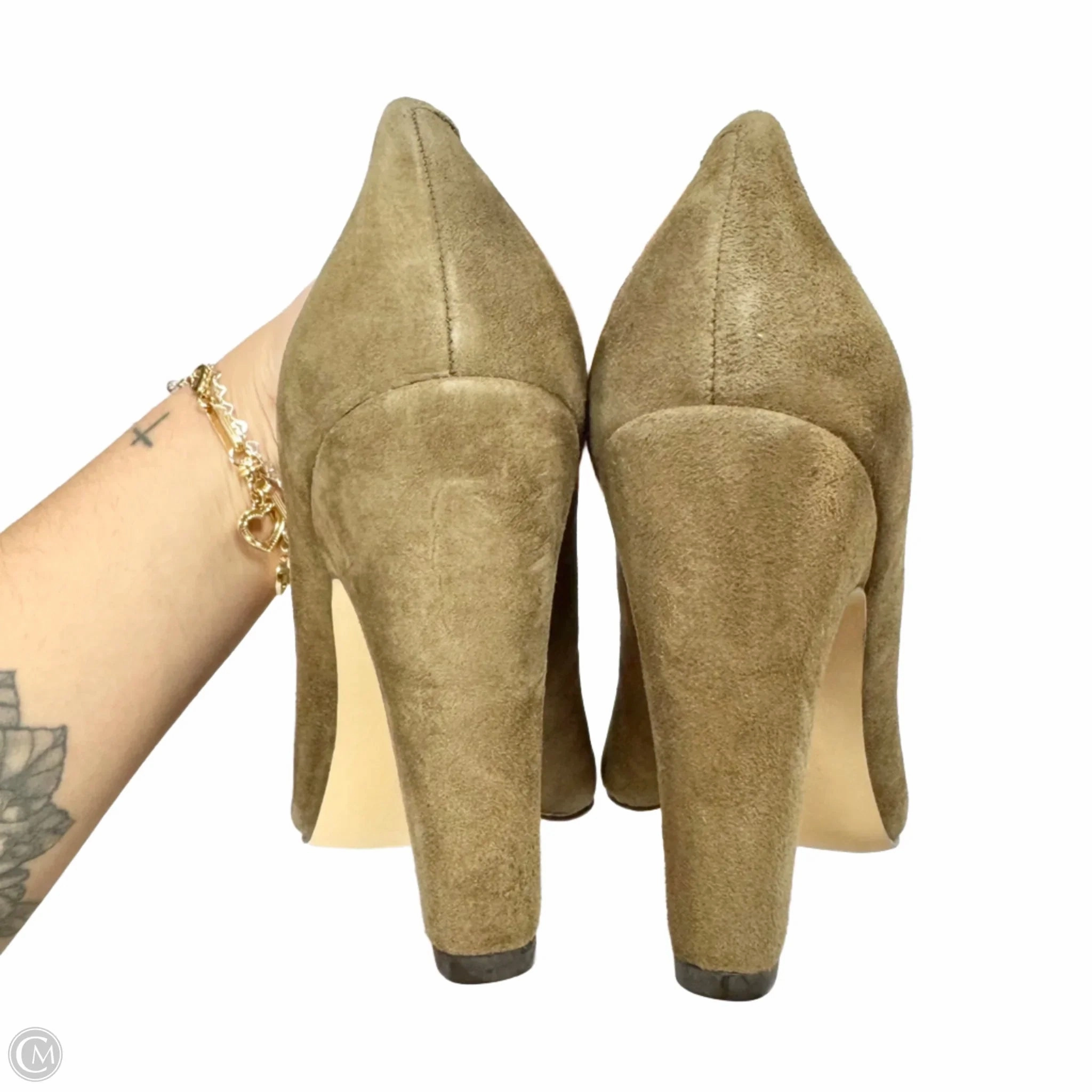 Shoes Heels Block By Anne Klein In Brown, Size: 9.5