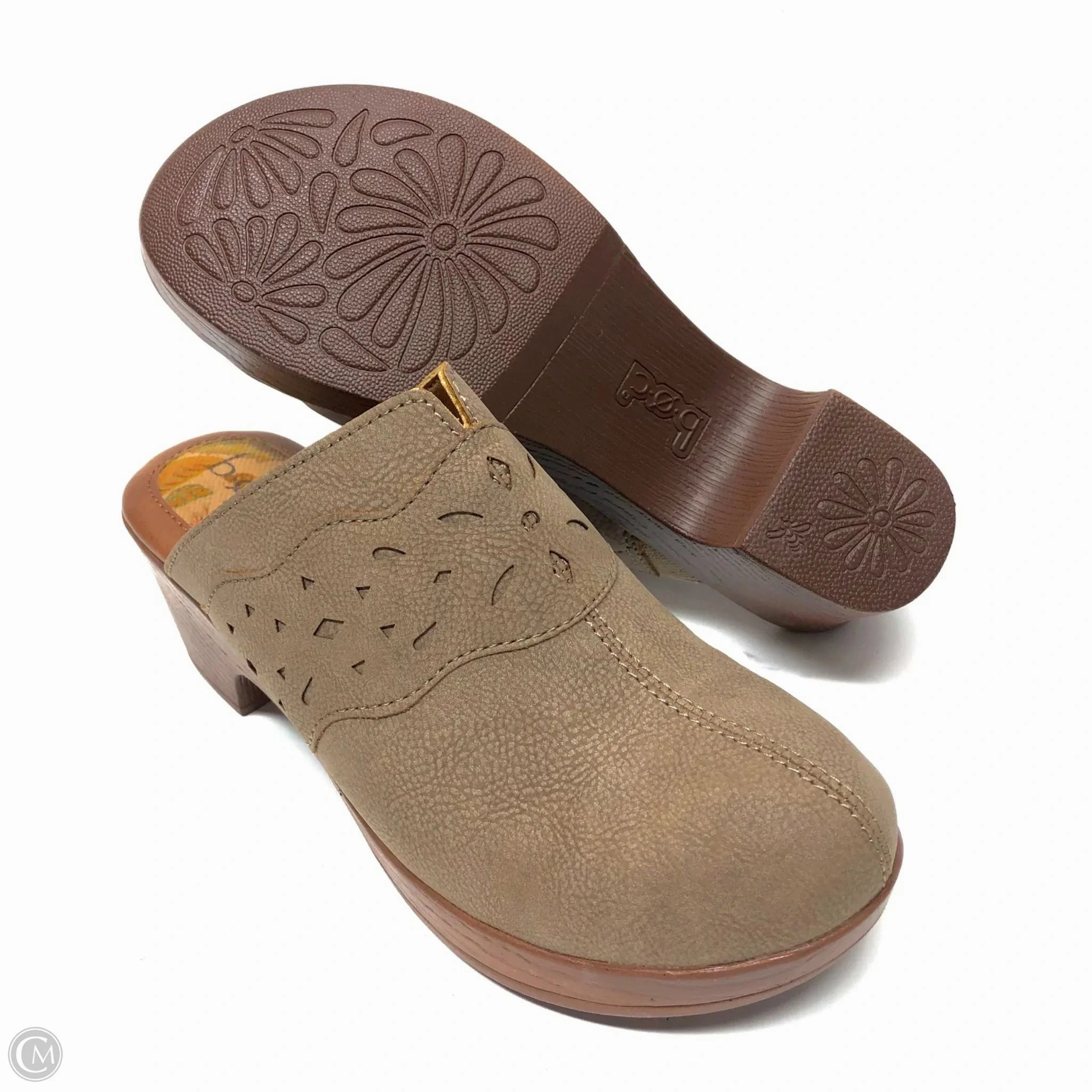 Shoes Heels Block By Boc In Taupe, Size: 7