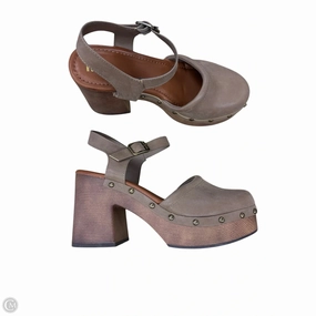 Shoes Heels Block By Mia In Brown, Size: 9