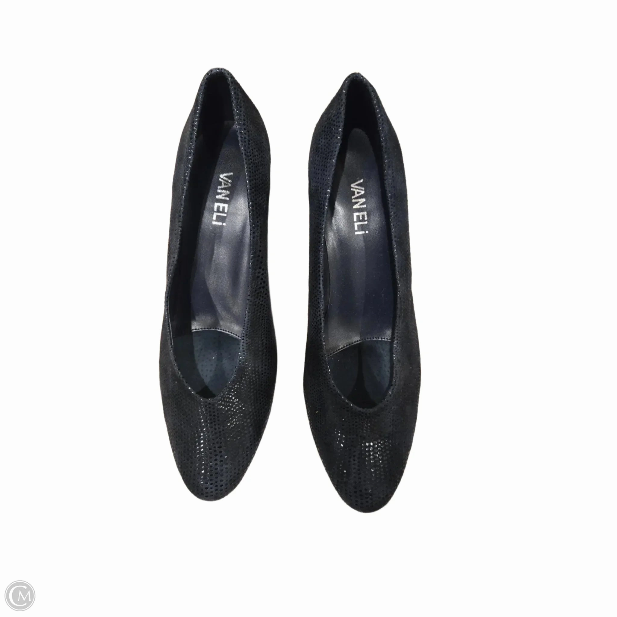 Shoes Heels Block By Vaneli In Navy, Size: 8.5