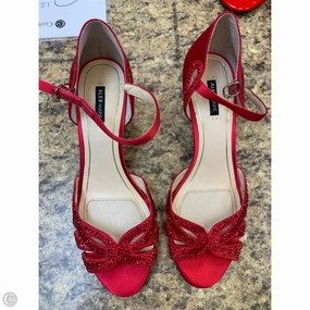 Shoes Heels Kitten By Alex Marie In Red, Size: 8.5