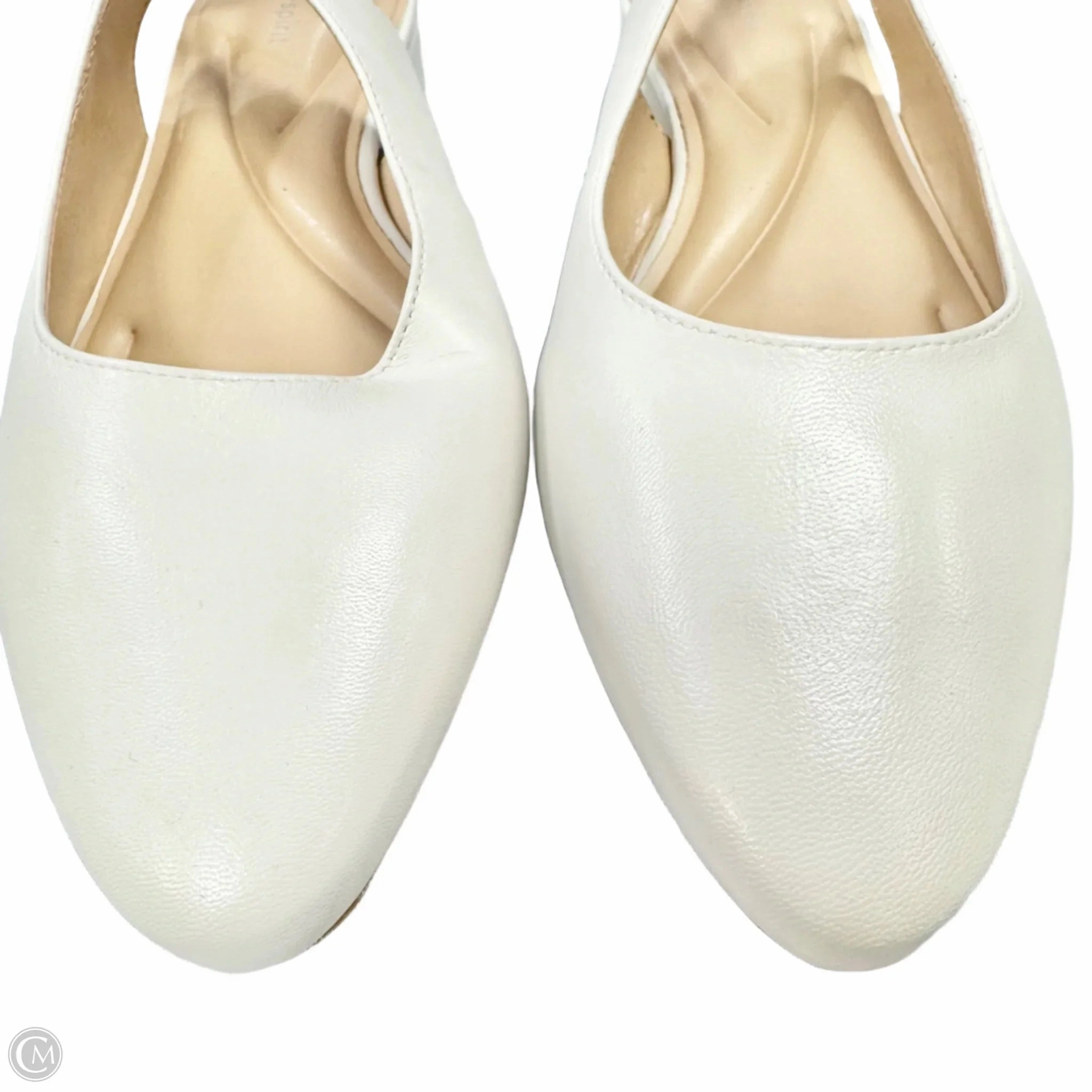 Shoes Heels Kitten By Easy Spirit In White, Size: 10
