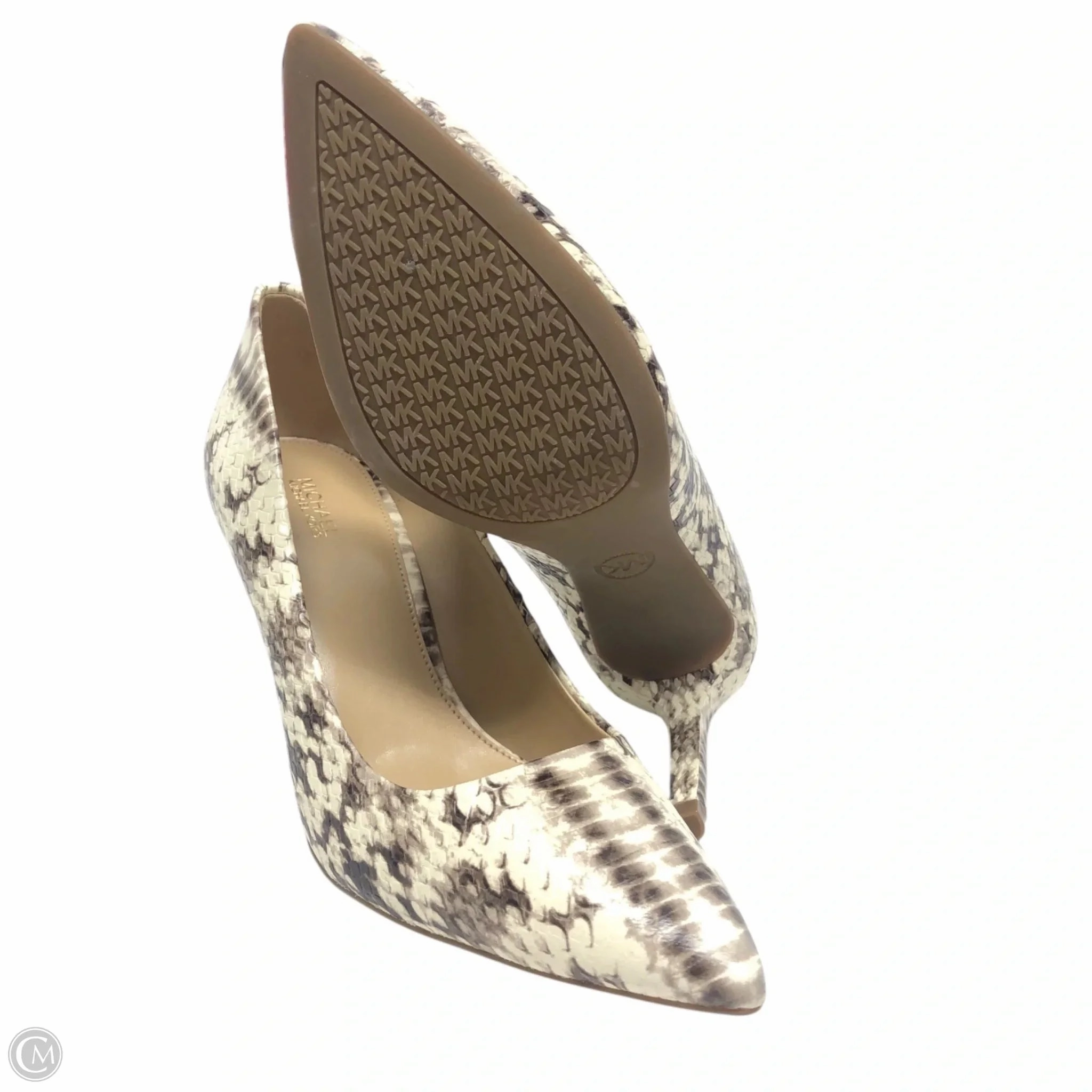 Shoes Heels Stiletto By Michael By Michael Kors In Snakeskin Print, Size: 10