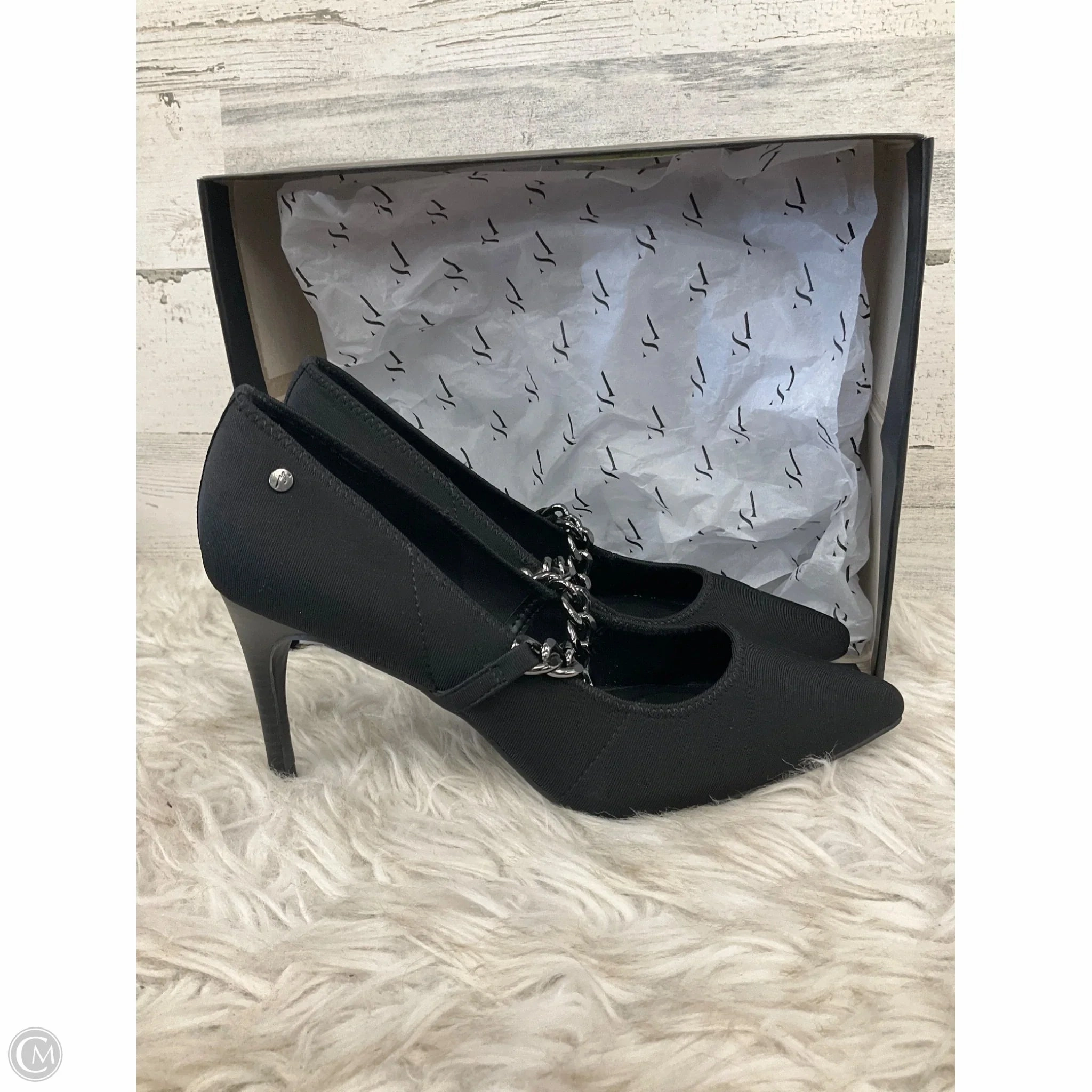Shoes Heels Stiletto By Simply Vera In Black, Size: 10