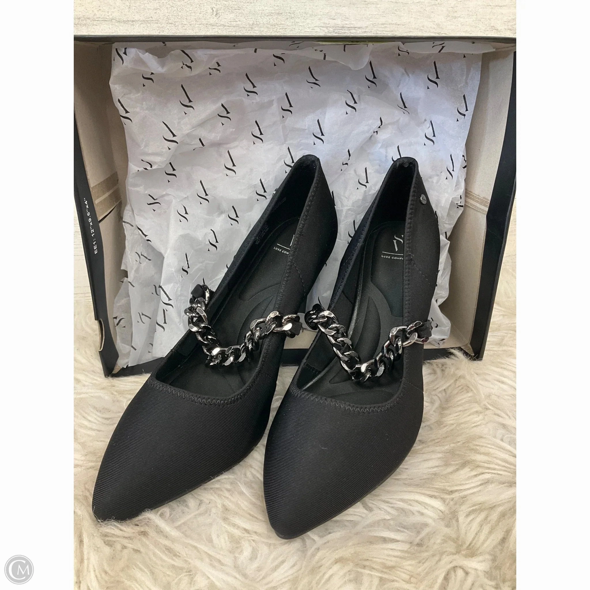 Shoes Heels Stiletto By Simply Vera In Black, Size: 10