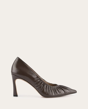 SINCLAIR HIGH HEELS DARK RYE LEATHER