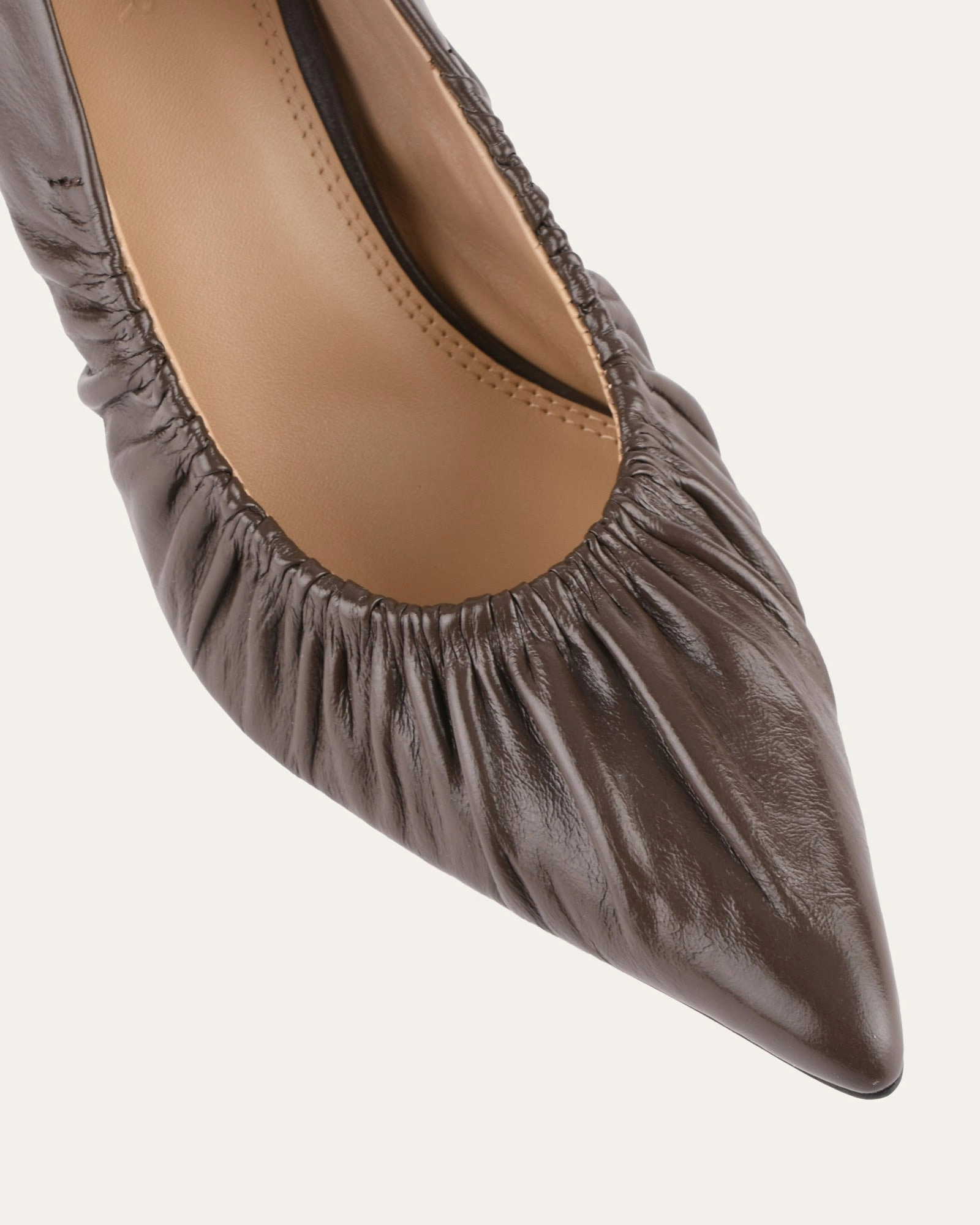 SINCLAIR HIGH HEELS DARK RYE LEATHER