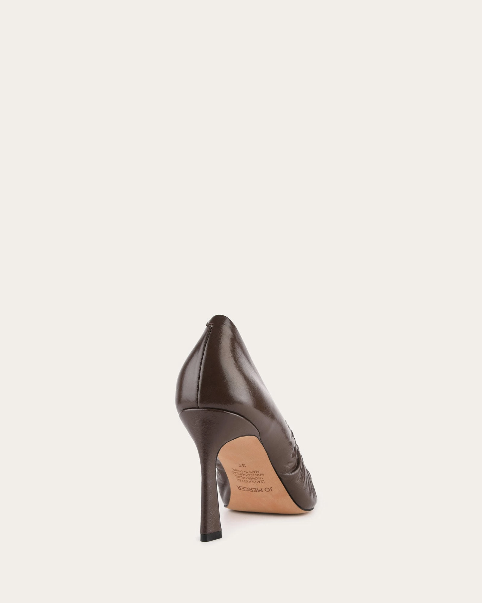 SINCLAIR HIGH HEELS DARK RYE LEATHER