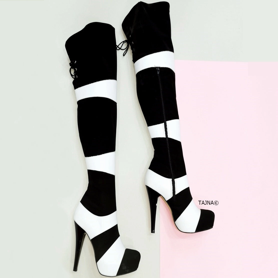 Sirius Double Colour Platform Boots
