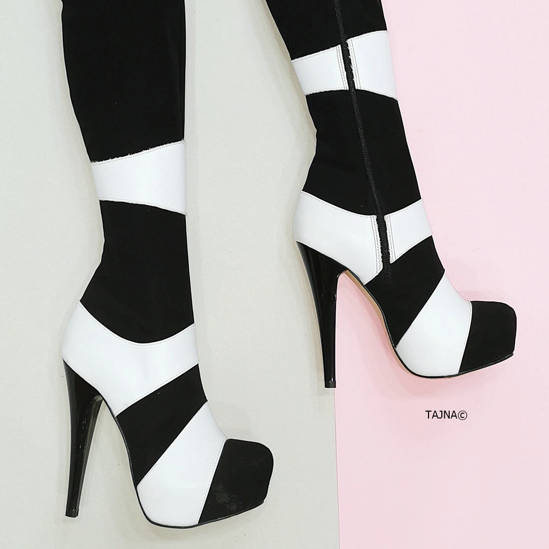 Sirius Double Colour Platform Boots