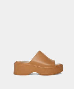 Slinky Platform Sandal - Tan